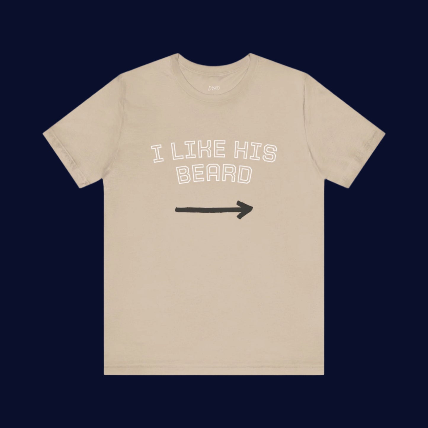 I LIKE HIS BEARD - Couple t-shirt (Unisex)