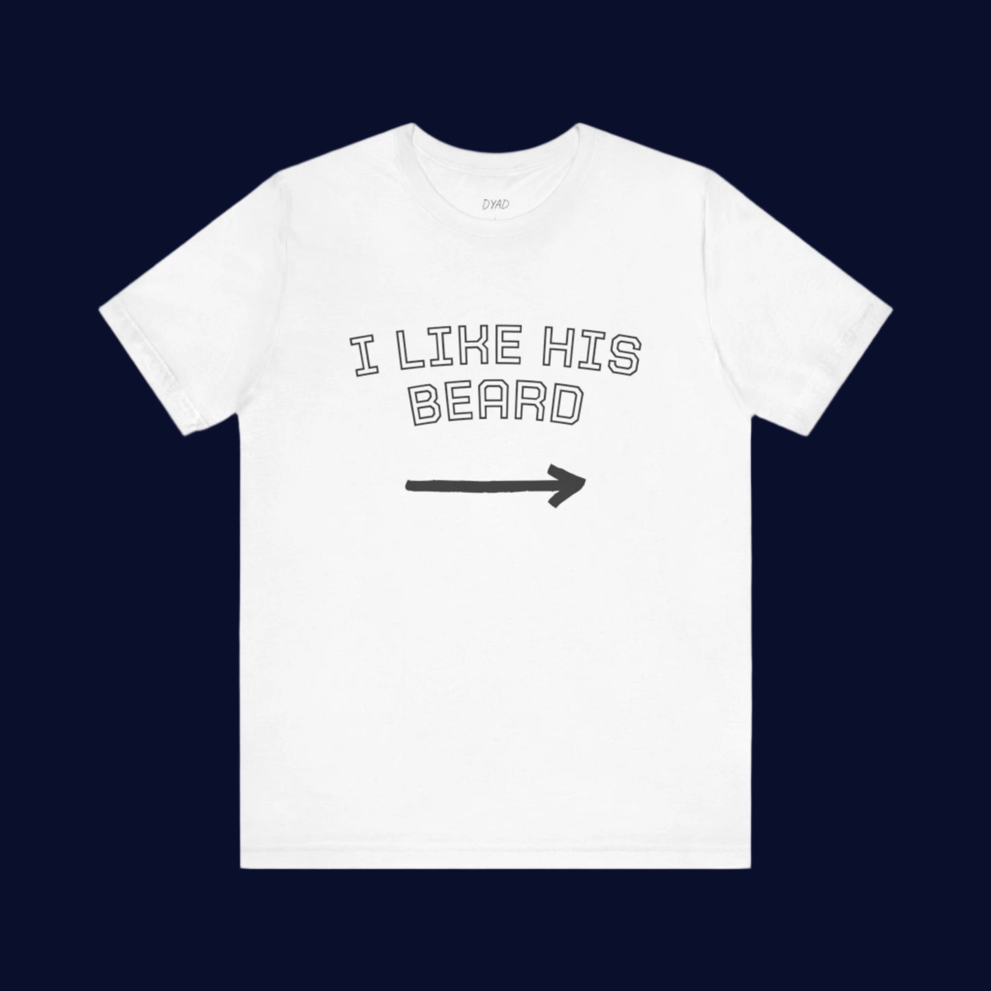 I LIKE HIS BEARD - Couple t-shirt (Unisex)